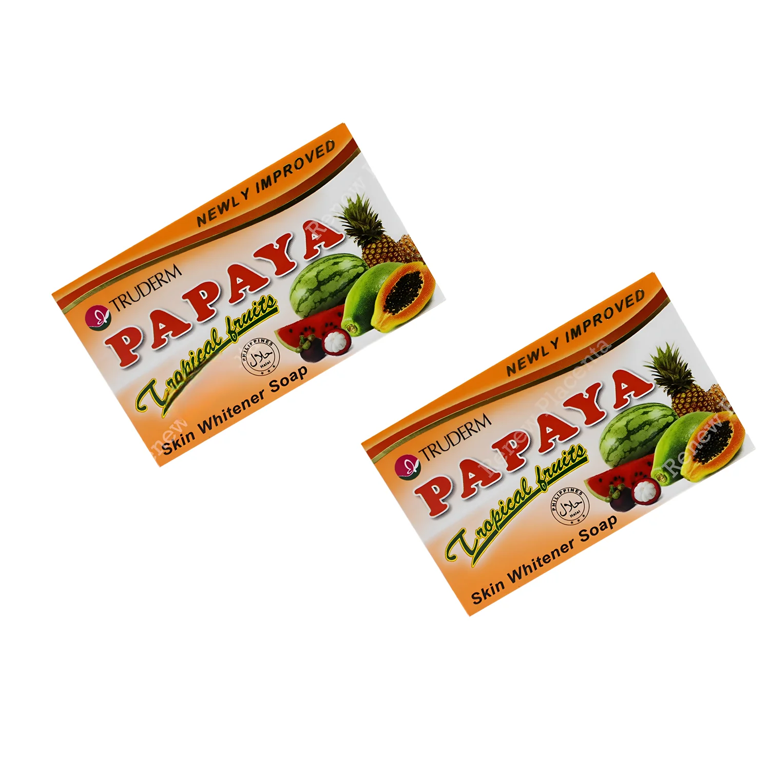 Truderm Papaya Skin Whitener Soap - 135g - Image 2