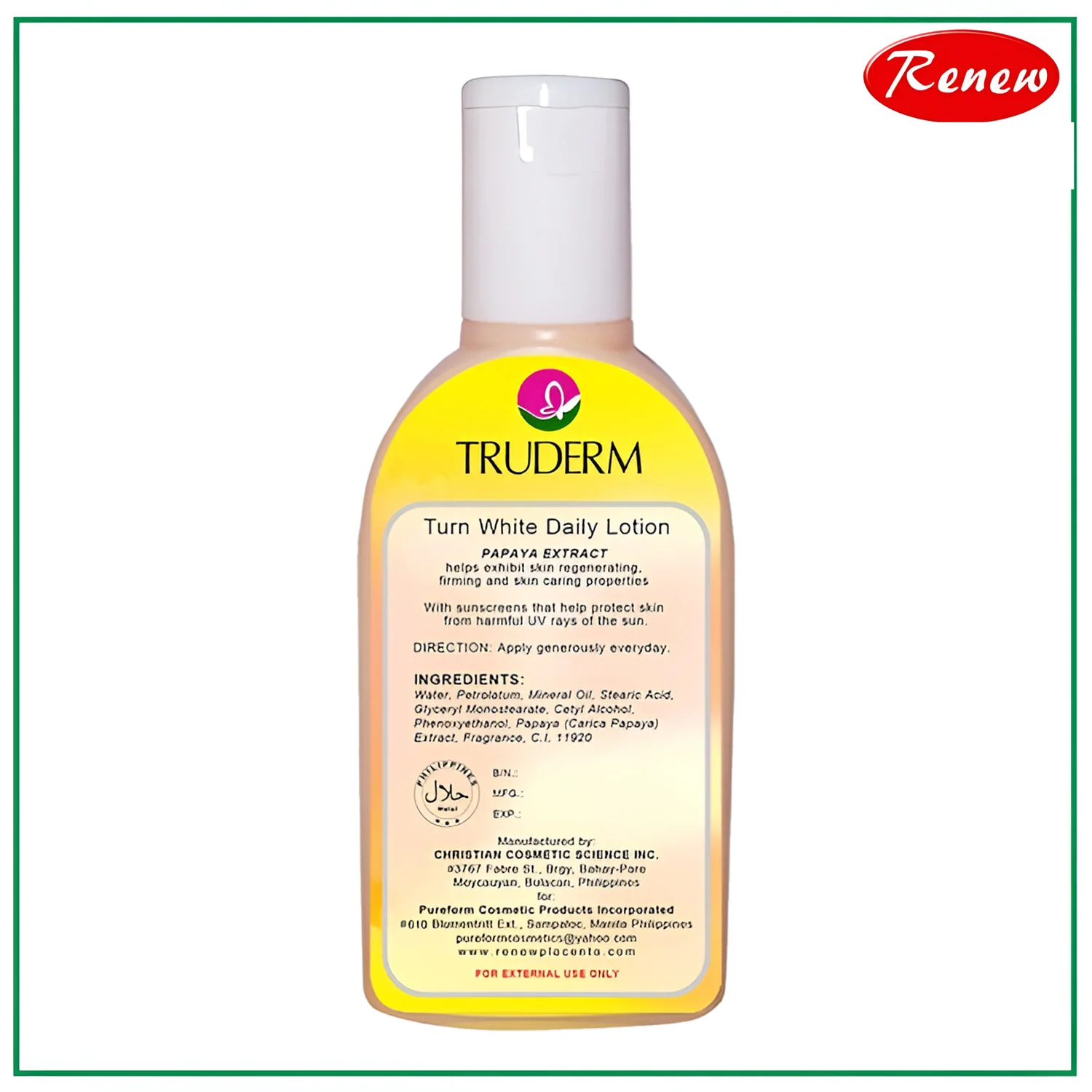 Truderm Turn White Daily Lotion - 120ml - Image 2