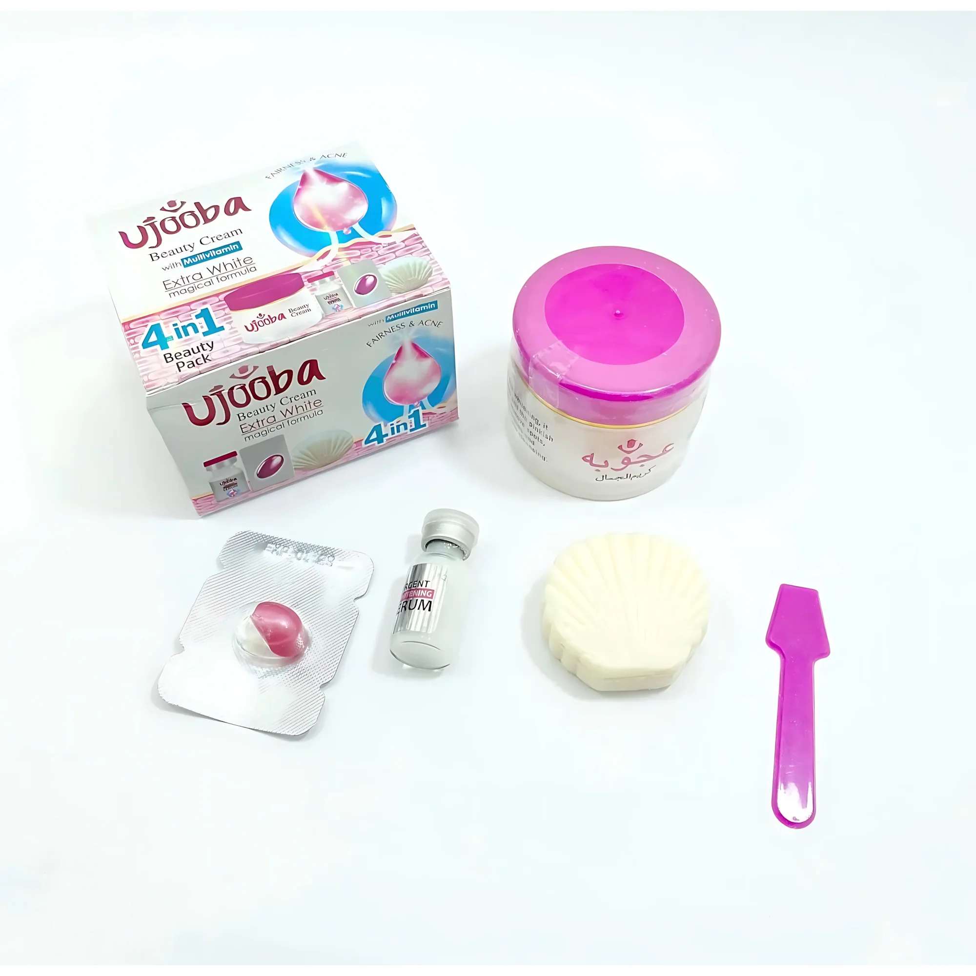 Ujooba 4 in 1 Beauty Cream With Multivitamins Pack - Image 11