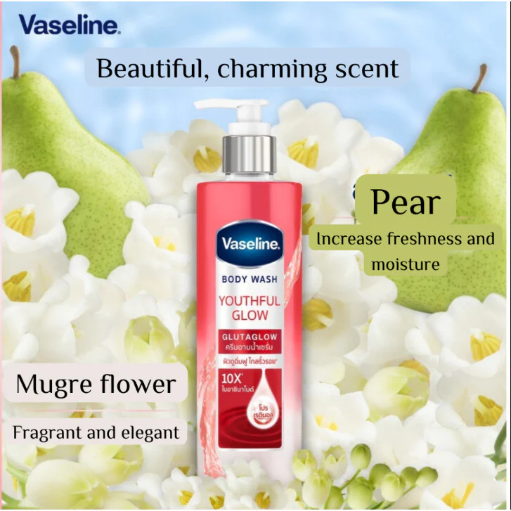 Vaseline Body Wash Youthful Glow - 425ml - Image 4