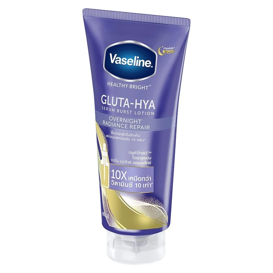 Vaseline Gluta-Hya Serum Burst Lotion Overnight Radiance Repair - 300ml - Image 2