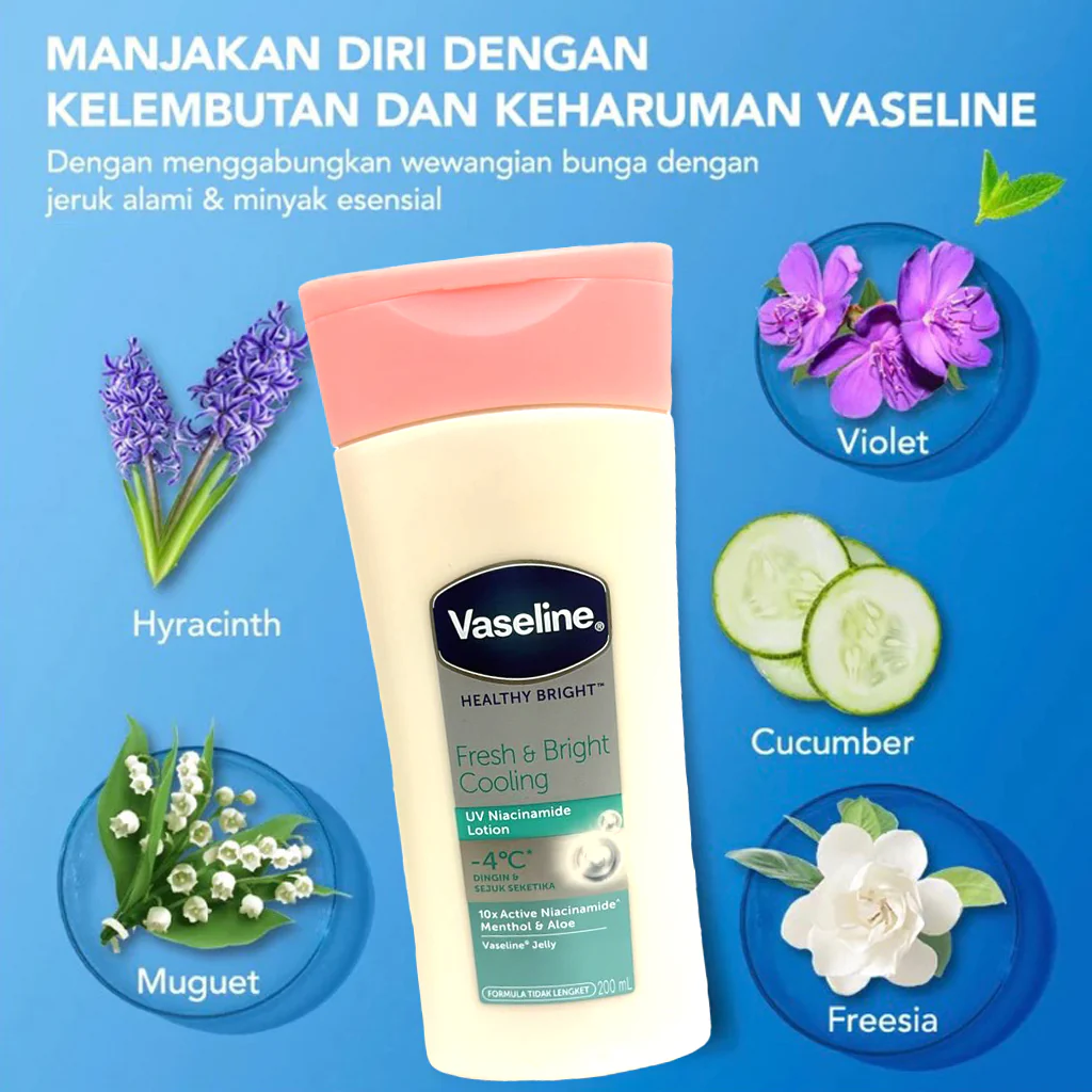 Vaseline Healthy Bright Fresh & Bright Cooling UV Niacinamide 5.50 - Image 2
