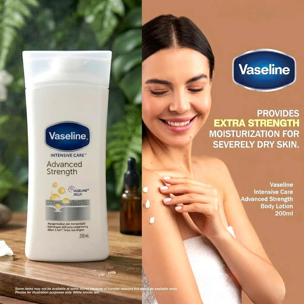 Vaseline Intensive Care Advanced Strength Body Lotion – 200ml - Image 3