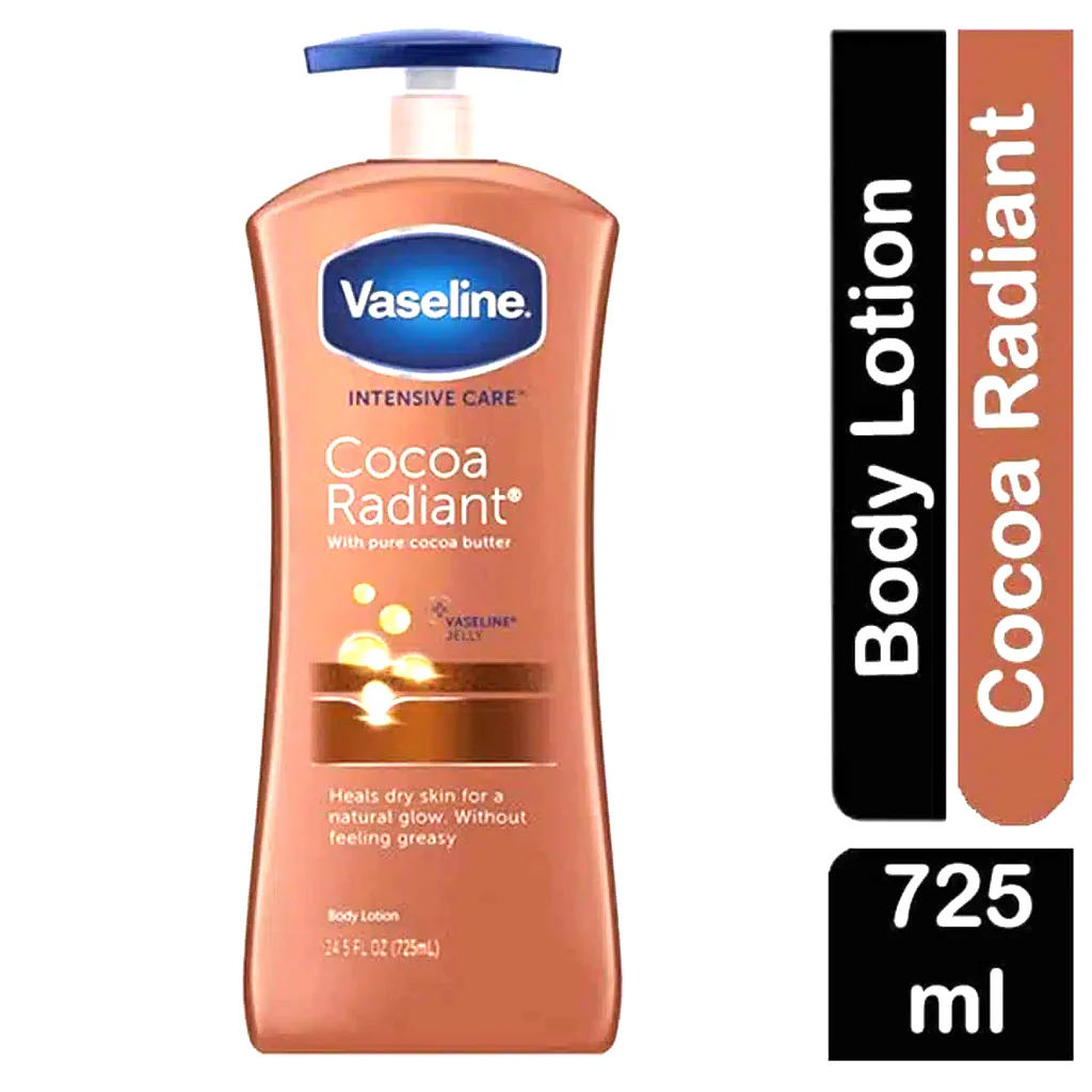 Vaseline Intensive Care Cocoa Radiant Body Lotion – 725ml - Image 2