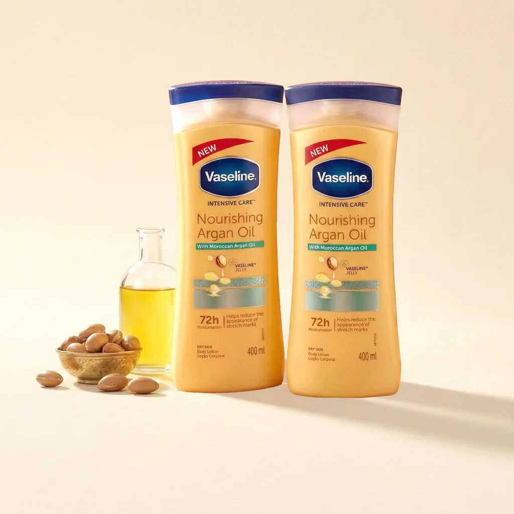 Vaseline Intensive Care Nourishing Argan Oil Body Lotion 400ml - BUY 1 TAKE 1 OFFER - Image 2