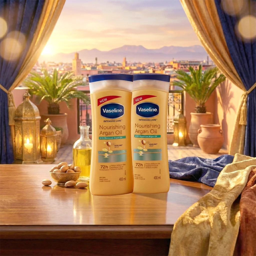 Vaseline Intensive Care Nourishing Argan Oil Body Lotion 400ml - BUY 1 TAKE 1 OFFER - Image 4