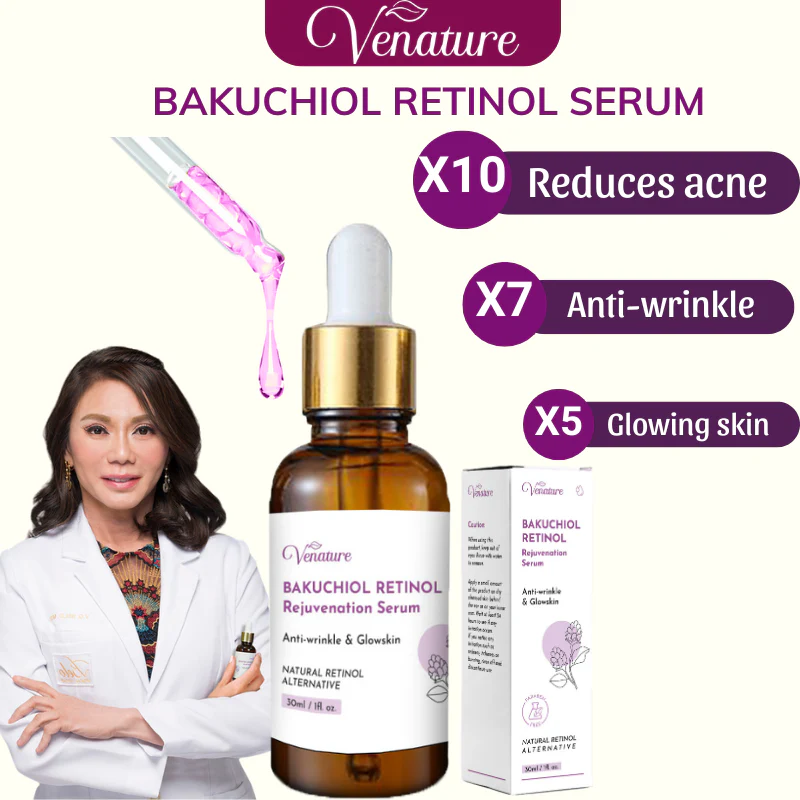 Venature Bakuchiol Retinol Rejuvenation Serum - 30ml - Image 14