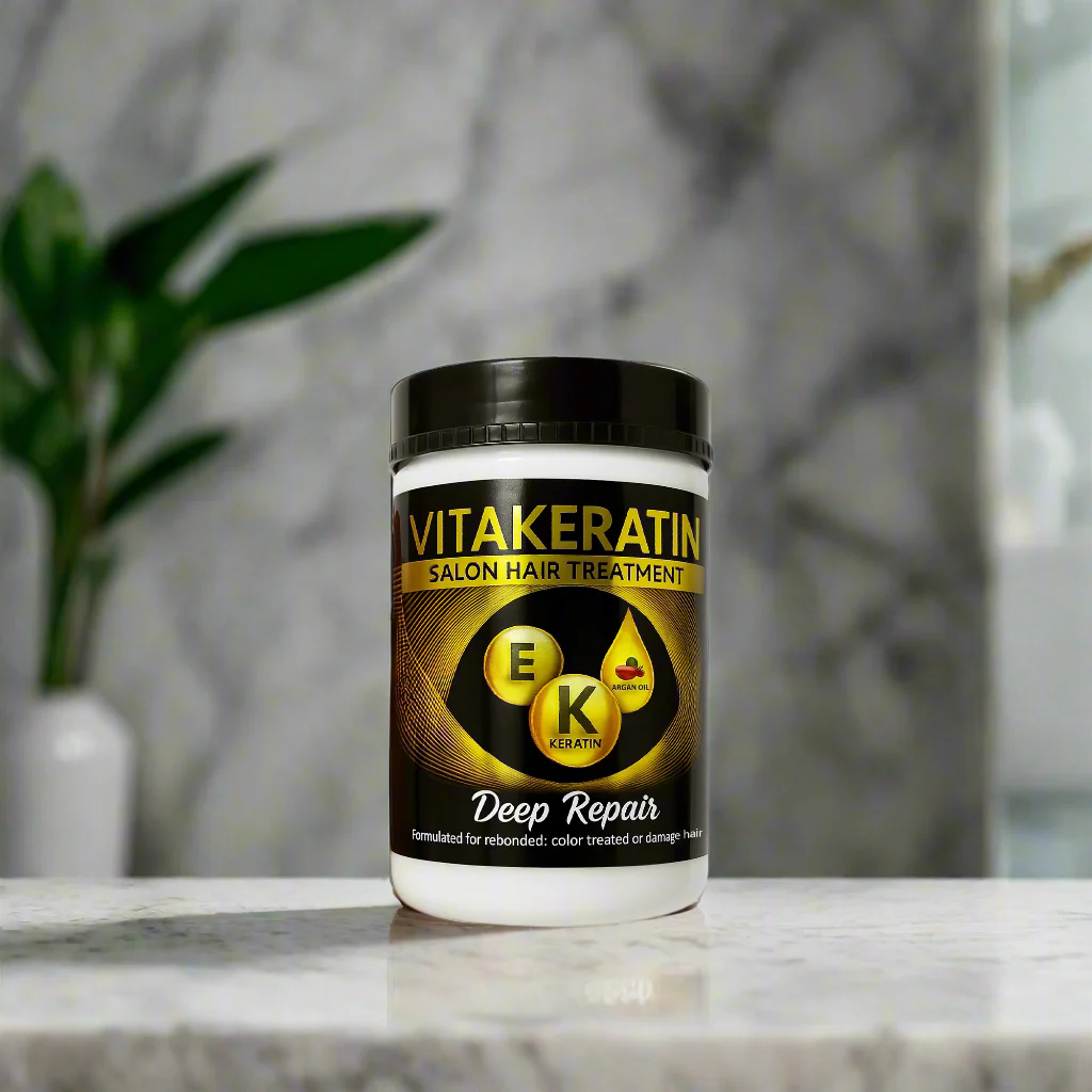 Vita Keratin Salon Hair Treatment - Deep Repair (650ml) - Image 2