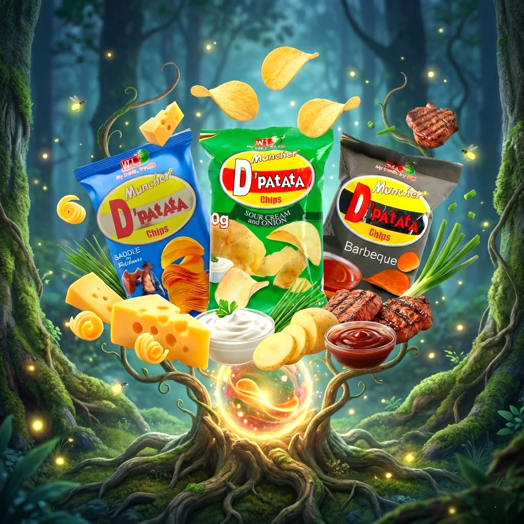 W.L. Muncher D’Patata Chips – Assorted Flavors (60g)  COMBO PACK - Image 2