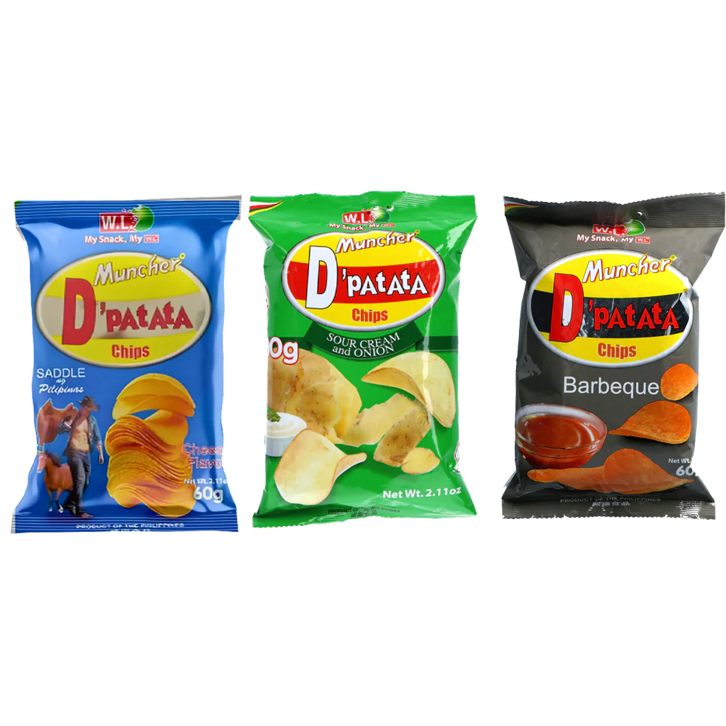 W.L. Muncher D’Patata Chips – Assorted Flavors (60g)  COMBO PACK - Image 5