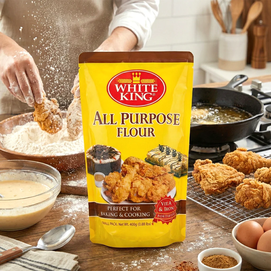 White King All-Purpose Flour – 400g (Vitamin A & Iron Fortified) - Image 2