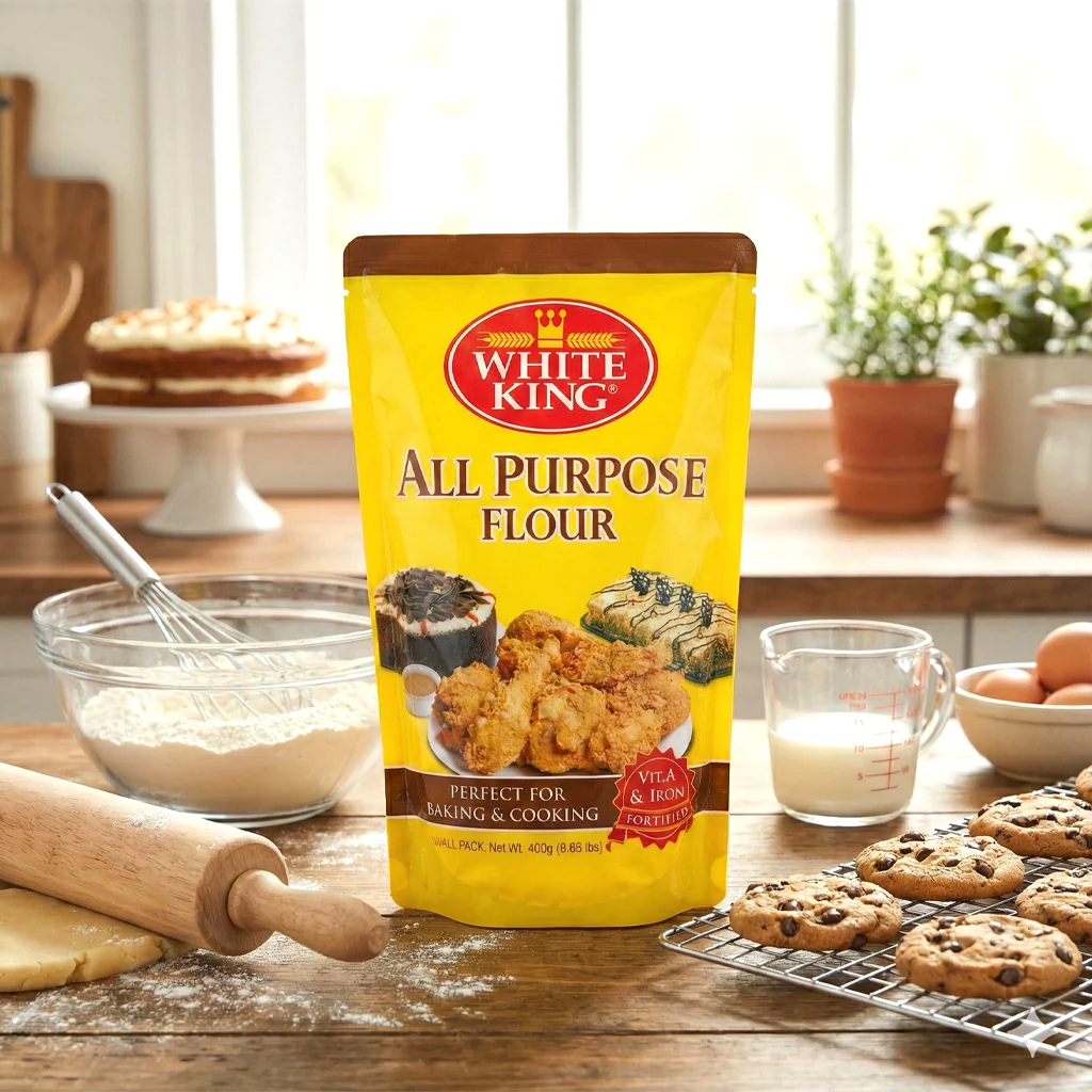 White King All-Purpose Flour – 400g (Vitamin A & Iron Fortified) - Image 4