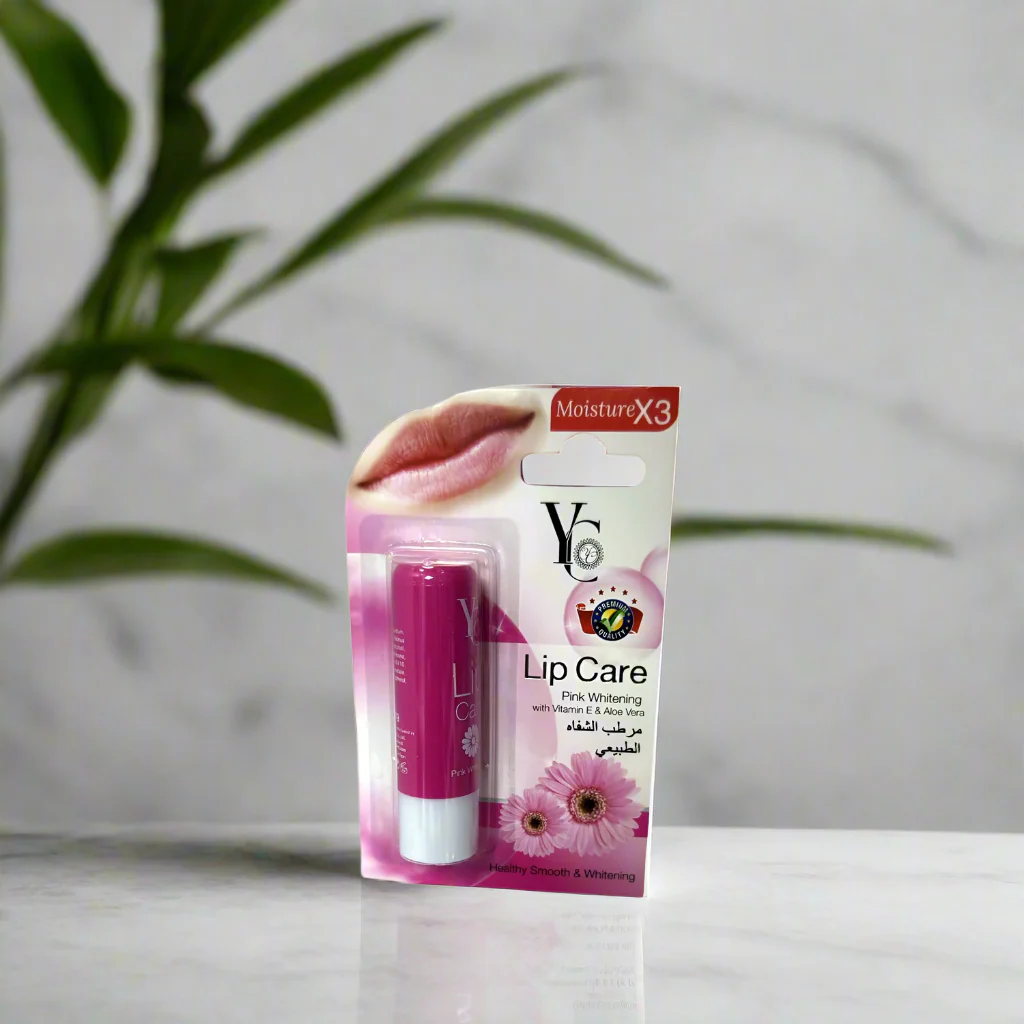 YC Lip Care Pink Whitening With Vitamin E & Aloe Vera - 3.8g - Image 4