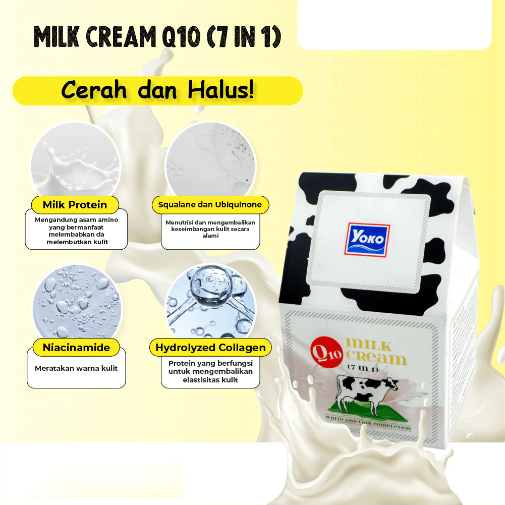 Yoko Milk Cream Q10 (7 in 1) - 50g - Image 3