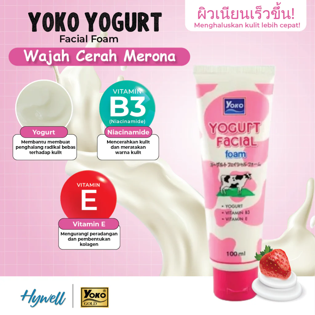 Yoko Yogurt Facial Foam 100 ml - Image 6