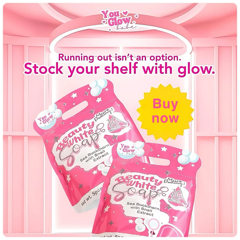 You Glow Babe Beauty White Soap - 70g x 5 Pcs (New Packing) - Image 3