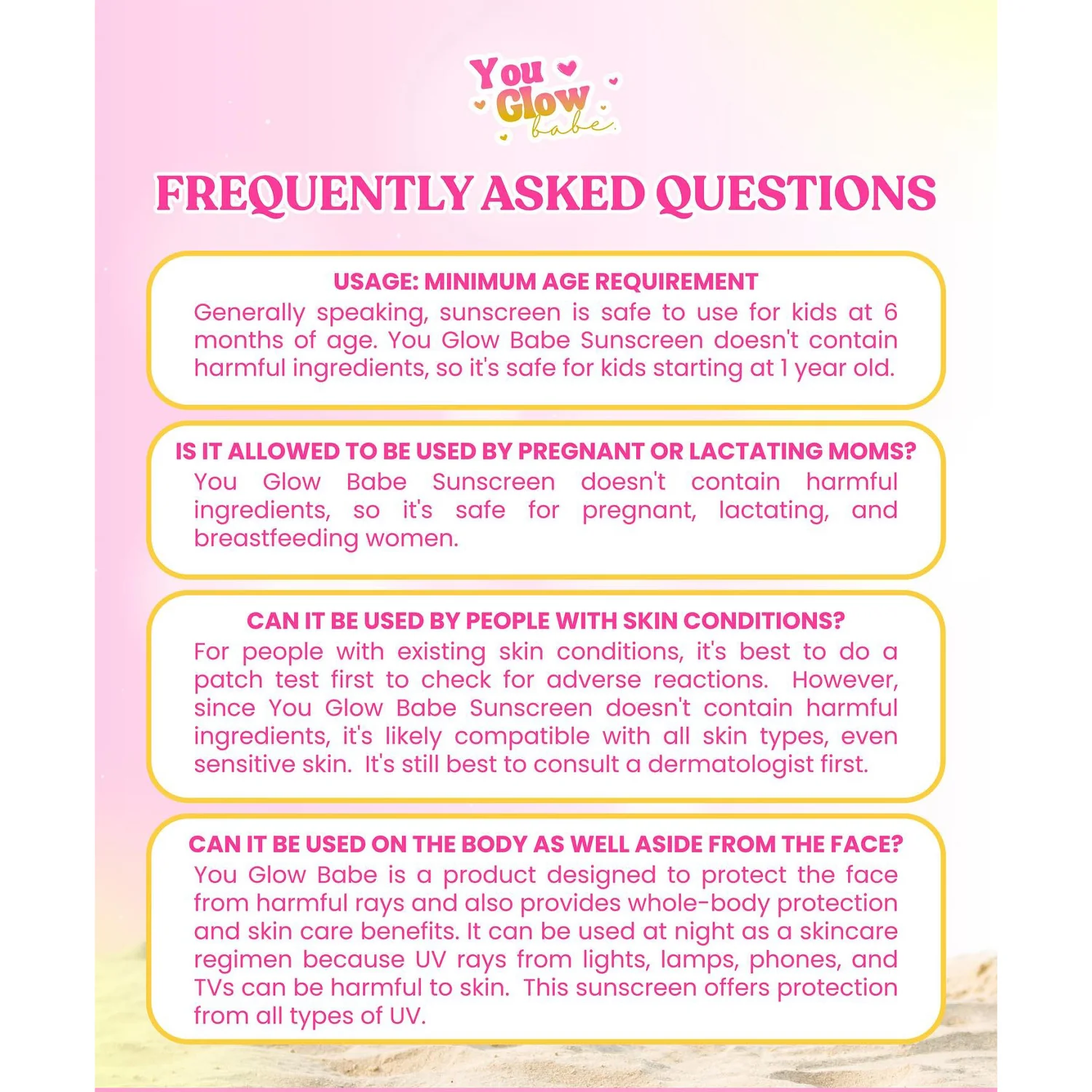 YOU GLOW BABE Beauty White Sunscreen Bright Glow – Twin Pack - Image 8