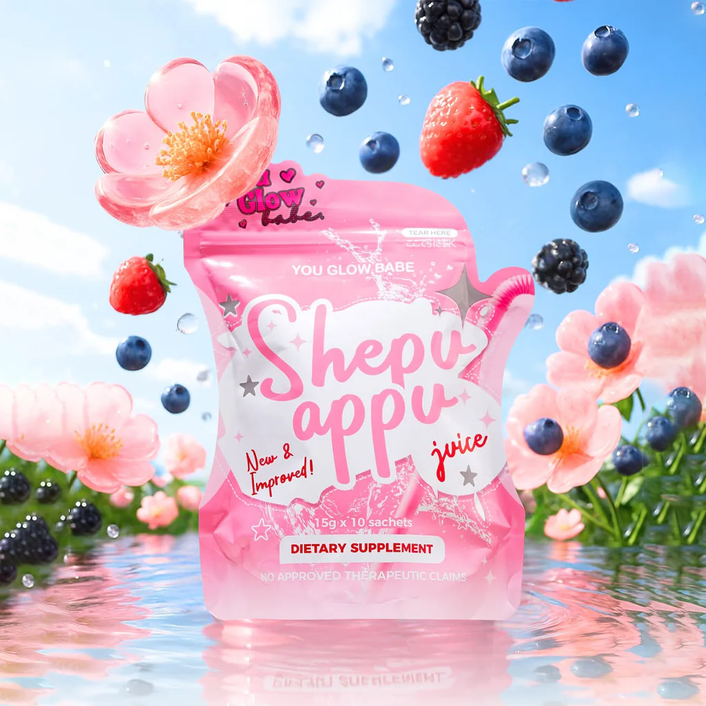 You Glow Babe Shepu Appu Juice Shape Up Drink - 10 Sachets (3 Pcs Combo) - Image 3