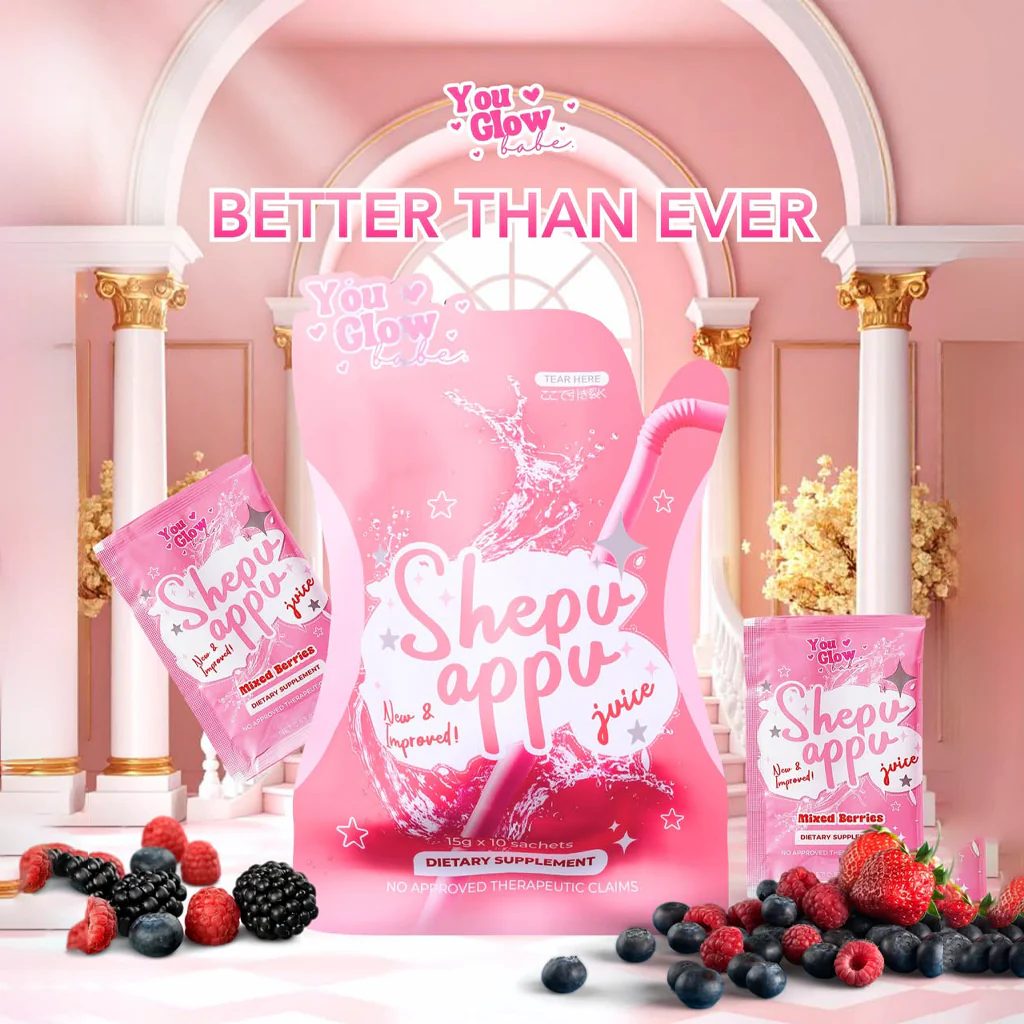 You Glow Babe Shepu Appu Juice Shape Up Drink - 10 Sachets (3 Pcs Combo) - Image 4