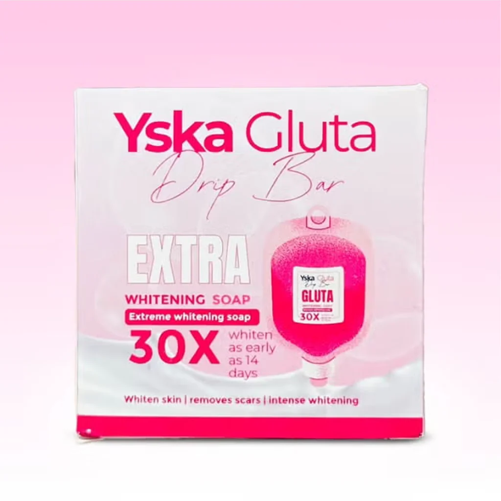 YSKA Gluta Drip Bar Extra Whitening Soap 30X – 70g - Image 4