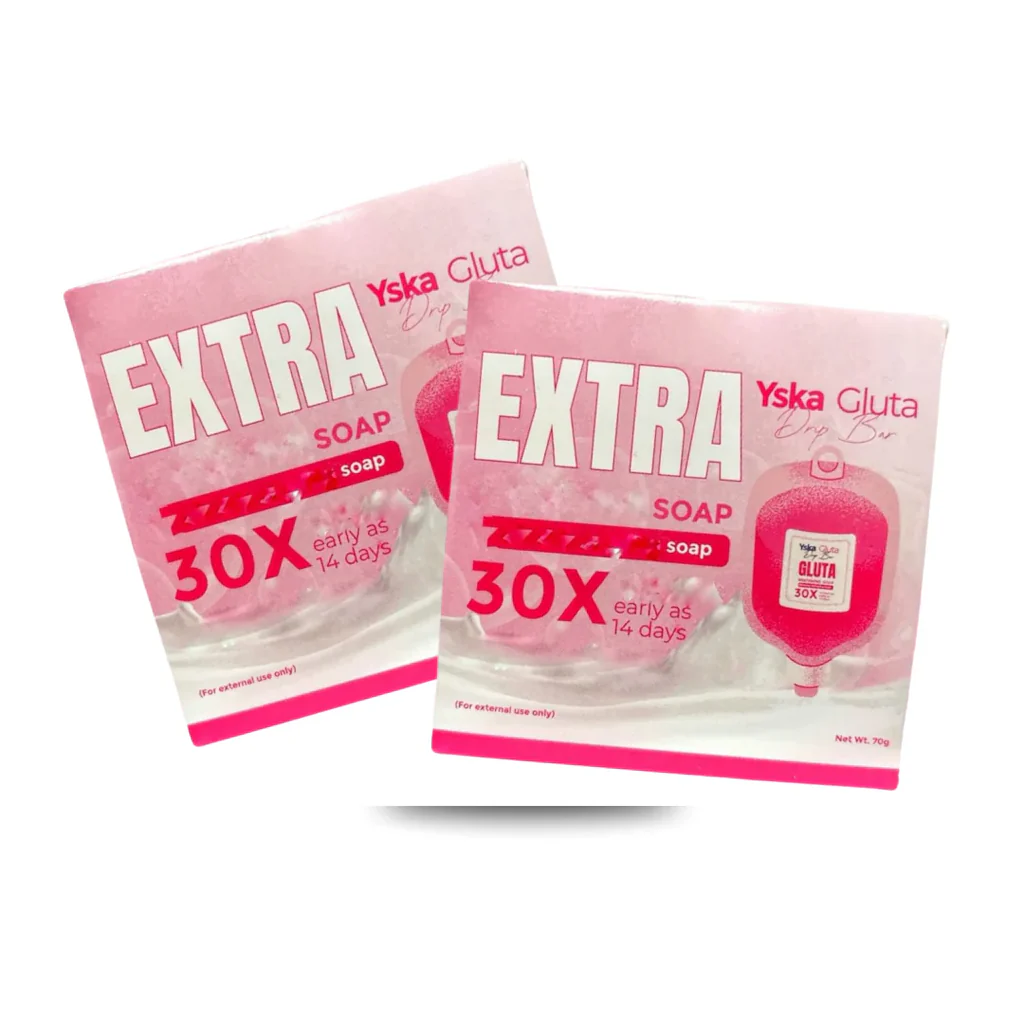 YSKA Gluta Drip Bar Extra Whitening Soap 30X – 70g - Image 7