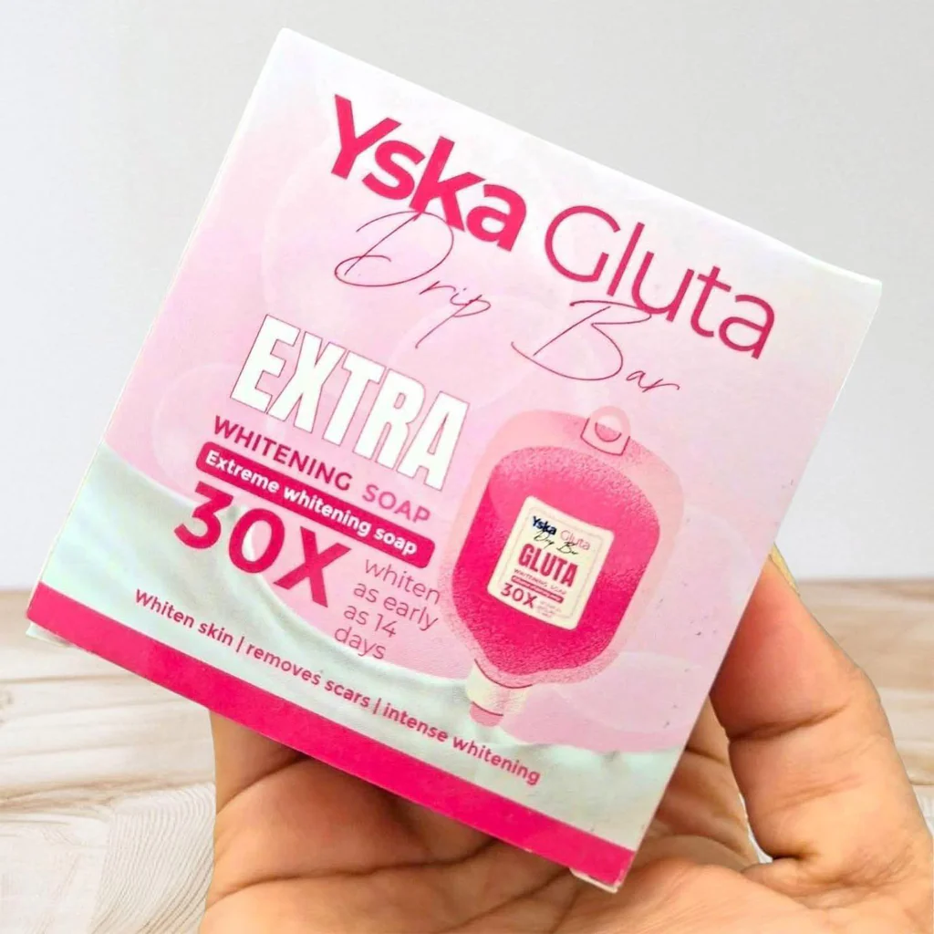 YSKA Gluta Drip Bar Extra Whitening Soap 30X – 70g - Image 8