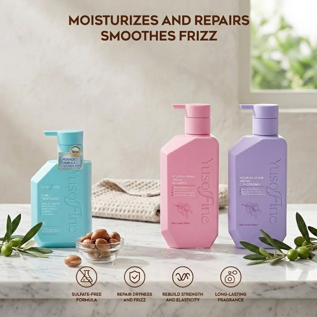 Yusofine Ultimate Argan Nourish-Repair Hair Care Set - Image 3