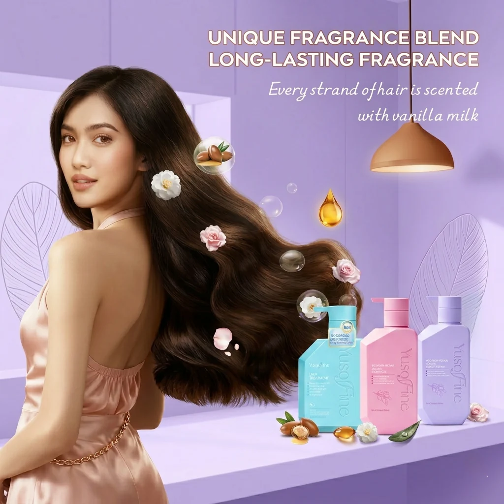 Yusofine Ultimate Argan Nourish-Repair Hair Care Set - Image 4