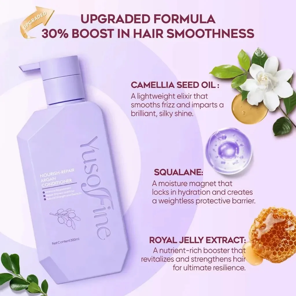 Yusofine Ultimate Argan Nourish-Repair Hair Care Set - Image 9
