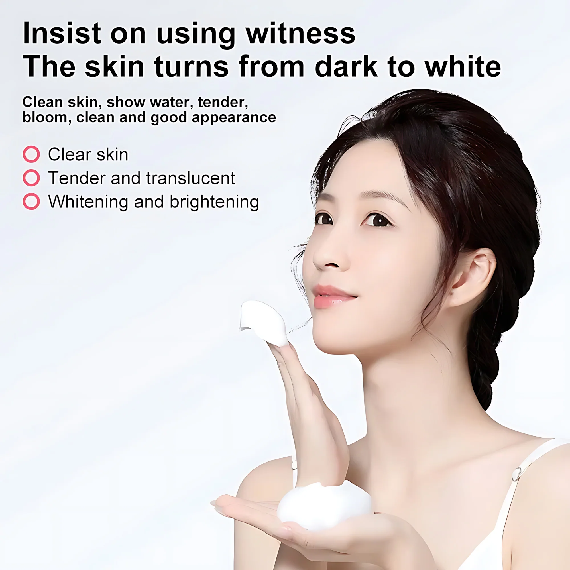 YZKMSKIN Whitening Cleanser – 150g - Image 6